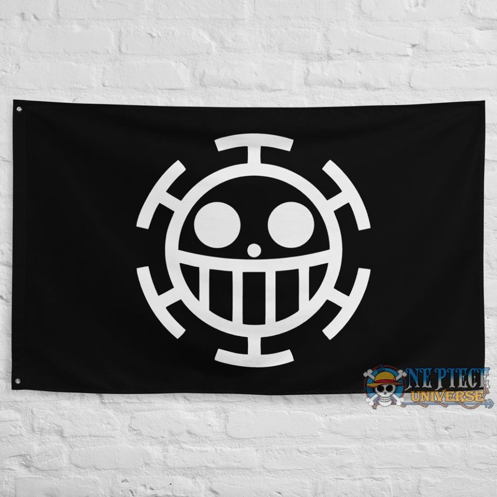 Heart Pirates Flag (Trafalgar Law Jolly Roger) | One Piece Universe Store