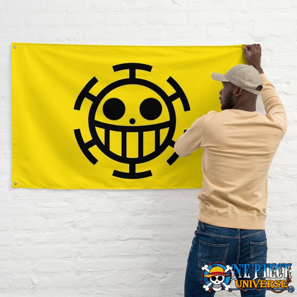 Heart Pirates Flag (Trafalgar Law Jolly Roger) | One Piece Universe Store