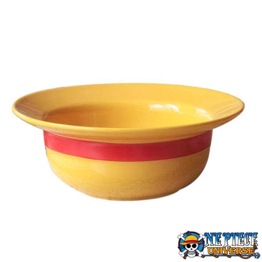 One Piece Logo Speckled Ramen Bowl with Chopsticks