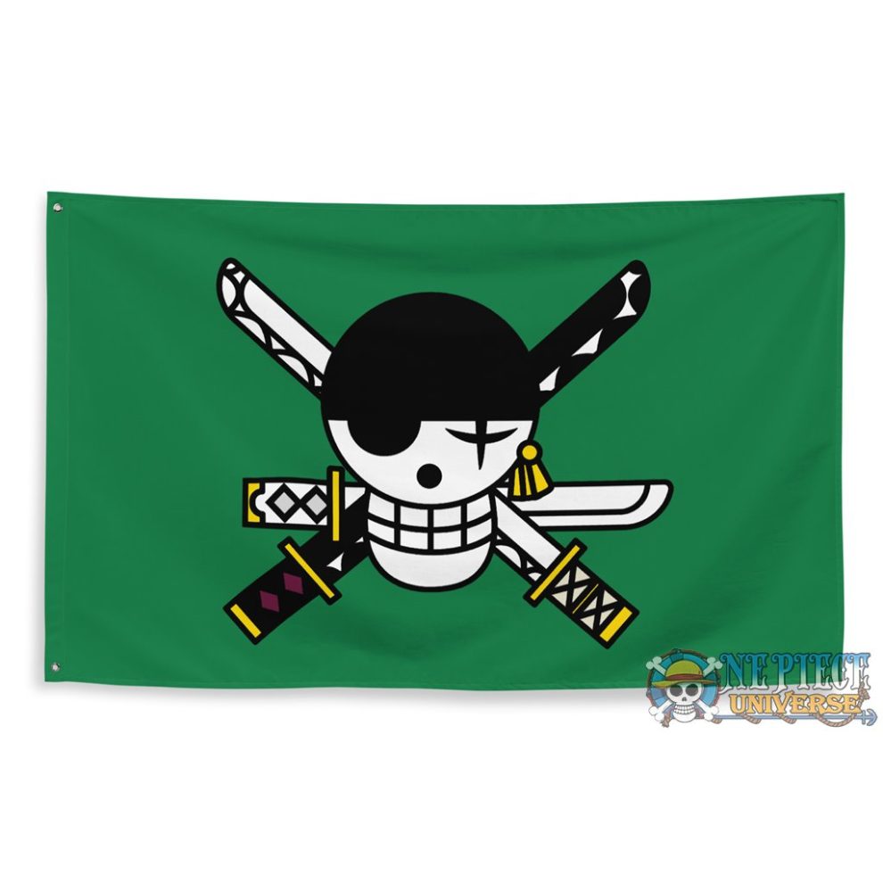 Roronoa Zoro Jolly Roger Flag One Piece | One Piece Universe Store