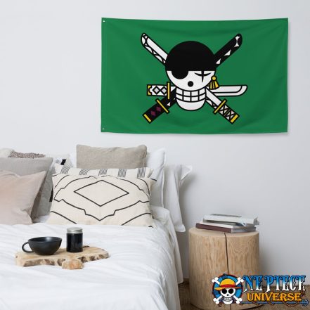 Roronoa Zoro Jolly Roger Flag One Piece | One Piece Universe Store