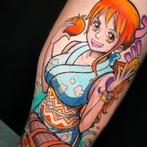 Top 70 Creative One Piece Nami Tattoo Design | One Piece Universe