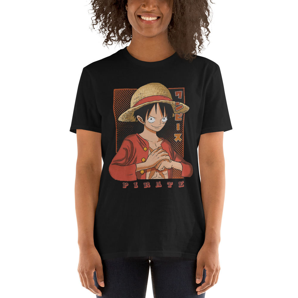 POD CLothing Monkey d Luffy One piece T shirt Unisex tops Tees Anime Gift  kids adult Shirts (Small, Black): Buy Online at Best Price in UAE 