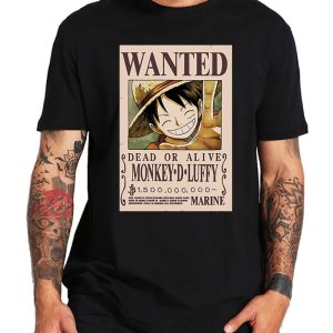 Luffy Wanted Poster T-Shirt