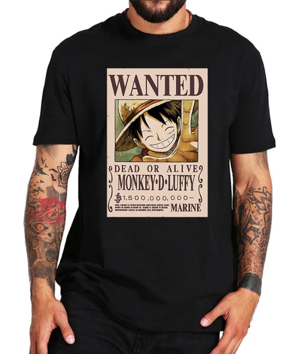 Luffy Wanted Poster T-Shirt