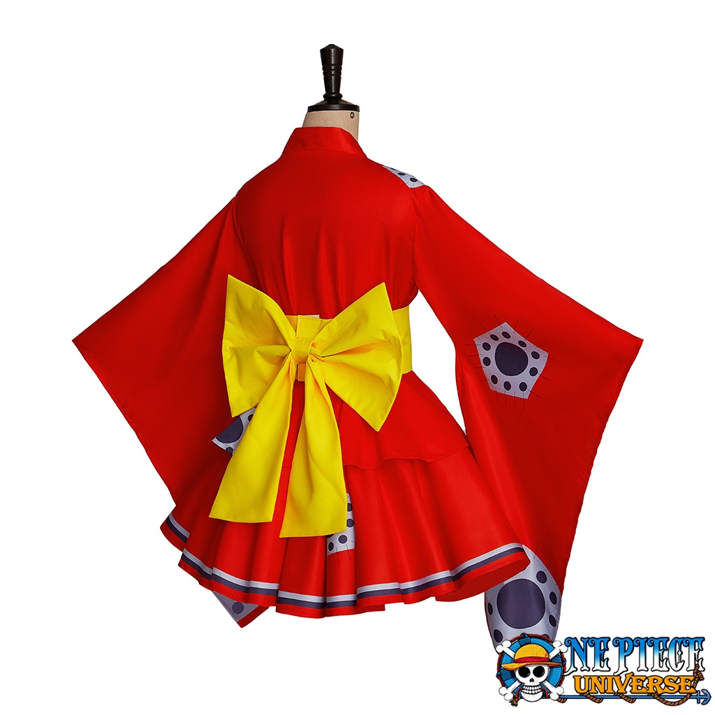  Monkey D. Luffy Cosplay Costume Kimono Outfits for