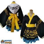 Trafalgar Law Dress Kimono Cosplay Costume