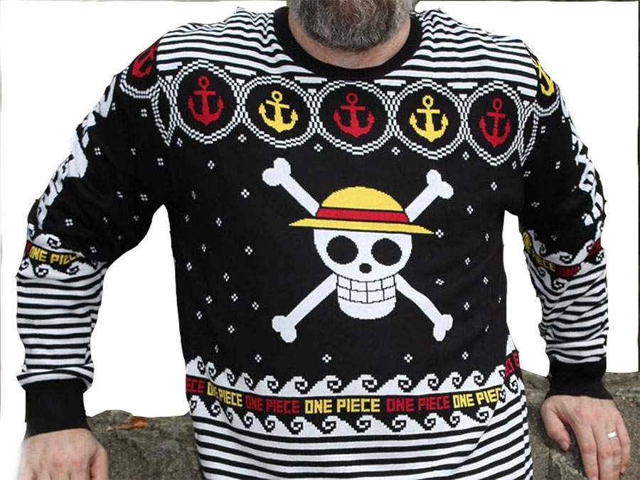 One Piece Straw Hat Pirate Crew Christmas Sweater