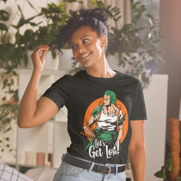 One Piece Zoro Let's Get Lost Unisex T-Shirt