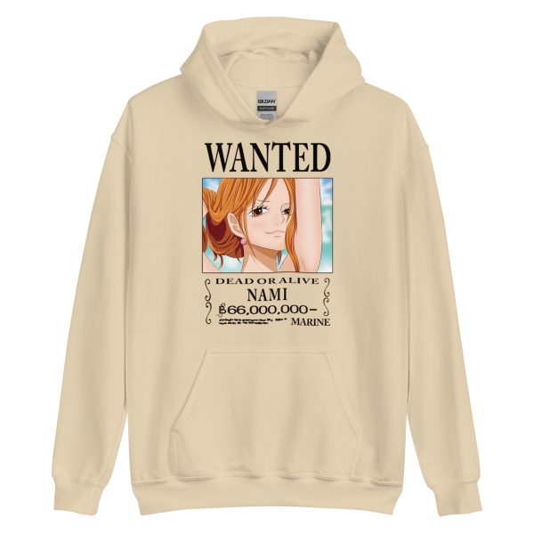One Piece Nami Wanted Unisex Hoodie