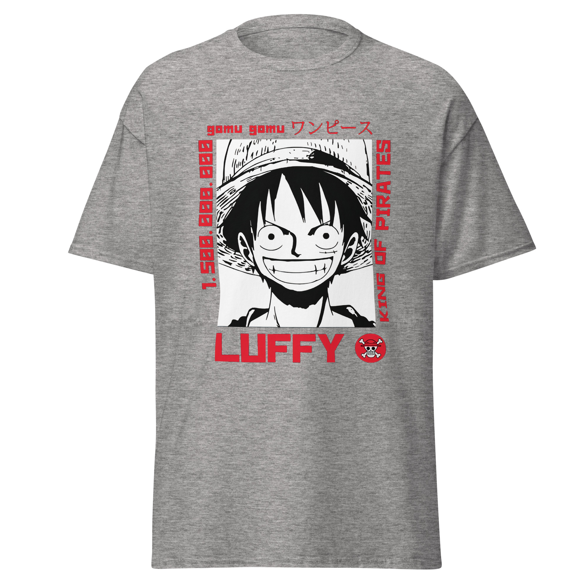 One Piece T-Shirt, One Piece Pirate Luffy Tee Shirt – T-Shirt Kingship