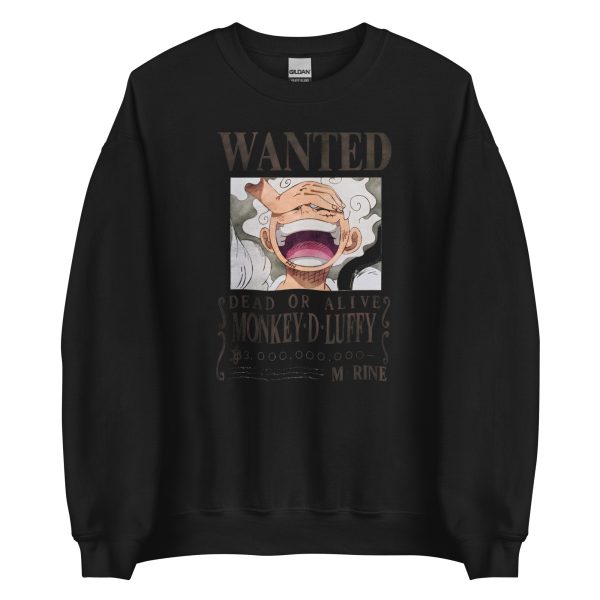 Monkey D. Luffy Gear 5 Wanted Unisex Sweatshirt