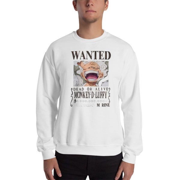 Monkey D. Luffy Gear 5 Wanted Unisex Sweatshirt