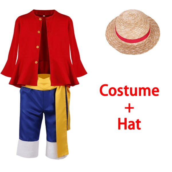 Luffy Cosplay Costume outfit (1)