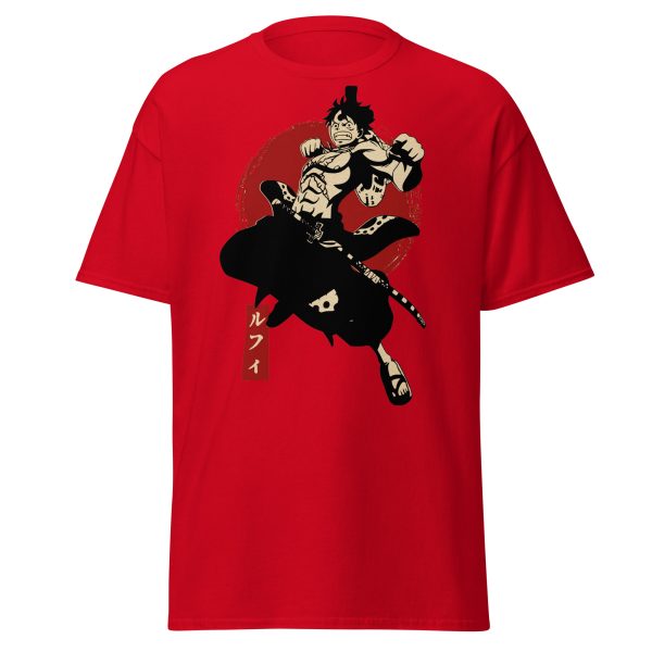 One Piece Monkey D. Luffy Wano Red Moon T-Shirt