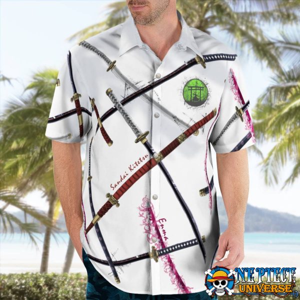 Zoro 4 Sword Style Hawaiian Shirt