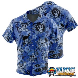 One Piece Jolly Roger Symbol Hawaiian T Shirt