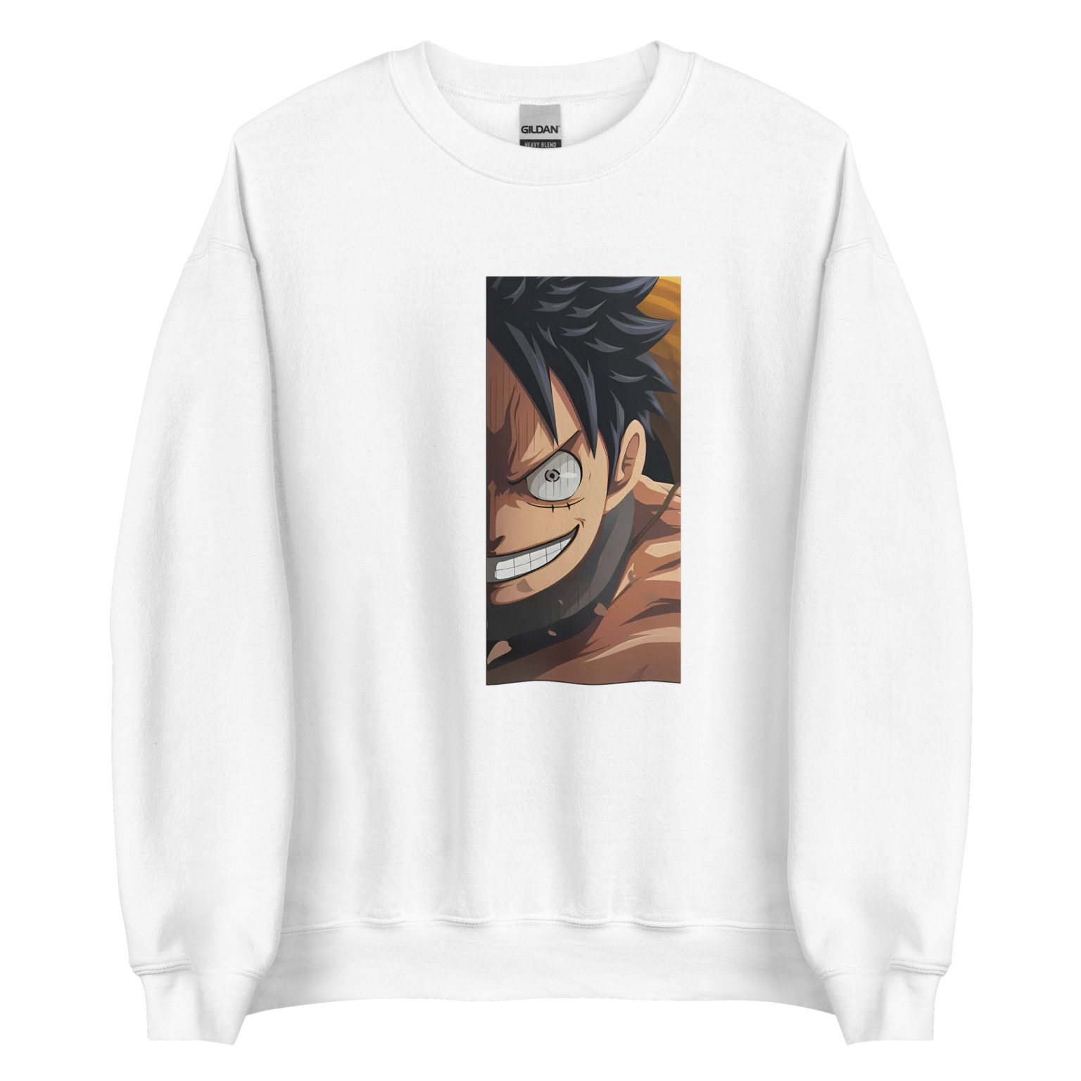 One Piece Monkey D. Luffy Face Sweatshirt - Official One Piece Merch ...