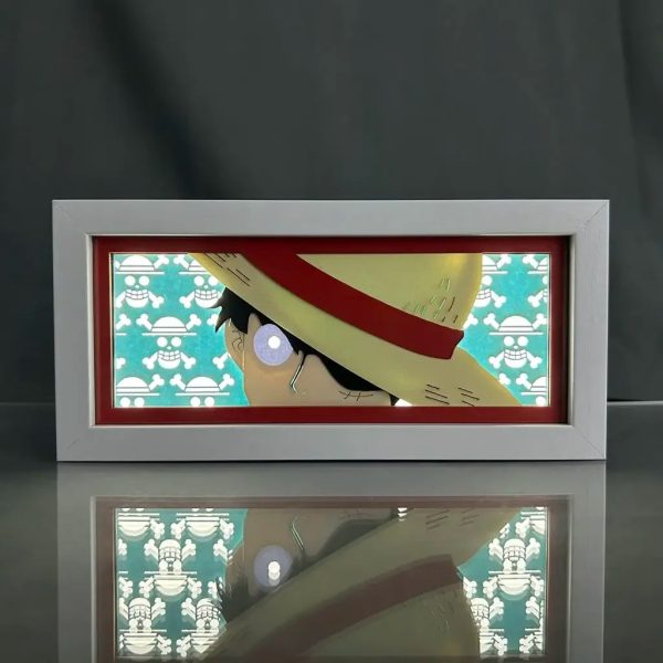 Luffy Light Night Shadow Box LED 3D