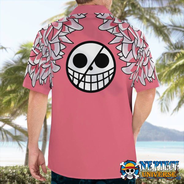 Donquixote Doflamingo Button Up Hawaiian Shirt