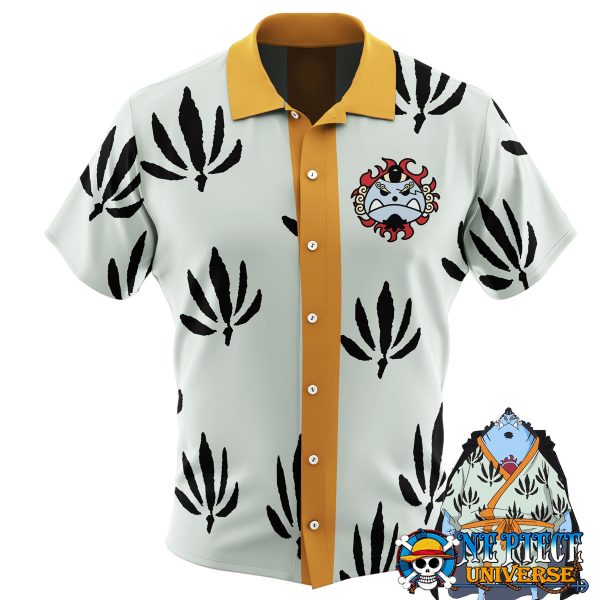 One Piece Jinbe Heroes Button Up Hawaiian Shirt