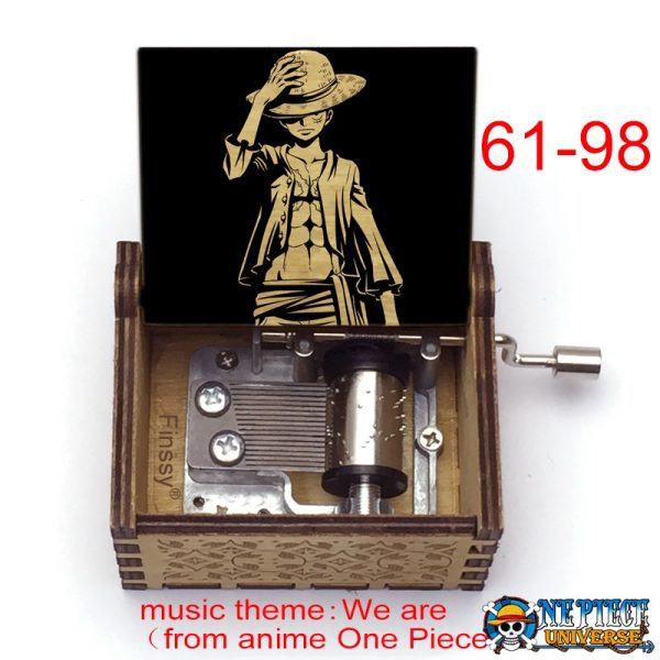 One Piece Black and White Music Box