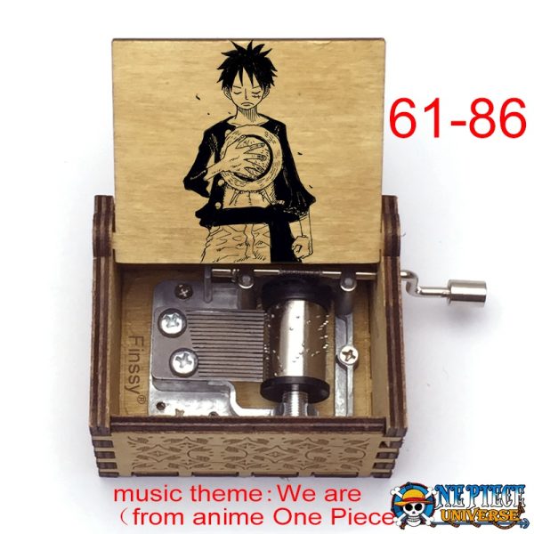 One Piece Black and White Music Box