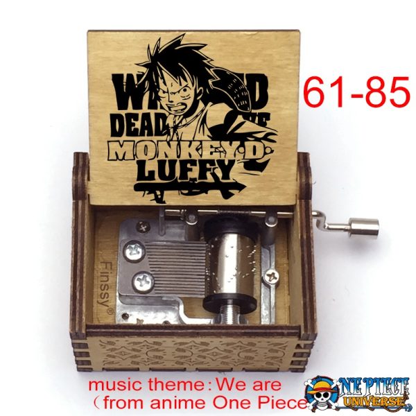 One Piece Black and White Music Box