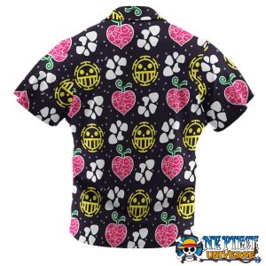 Trafalgar Law Pattern and Devil Fruit Hawaiian Shirt