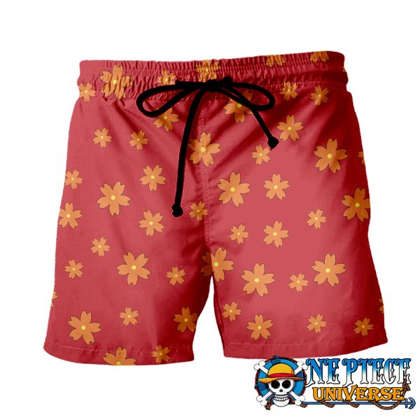 One Piece Shorts Akainu Pattern