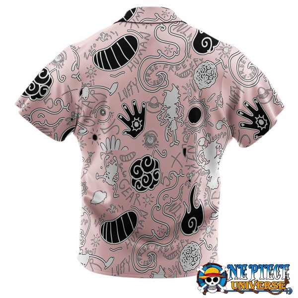 One Piece Luffy Gear 5 Pattern Hawaiian Shirt