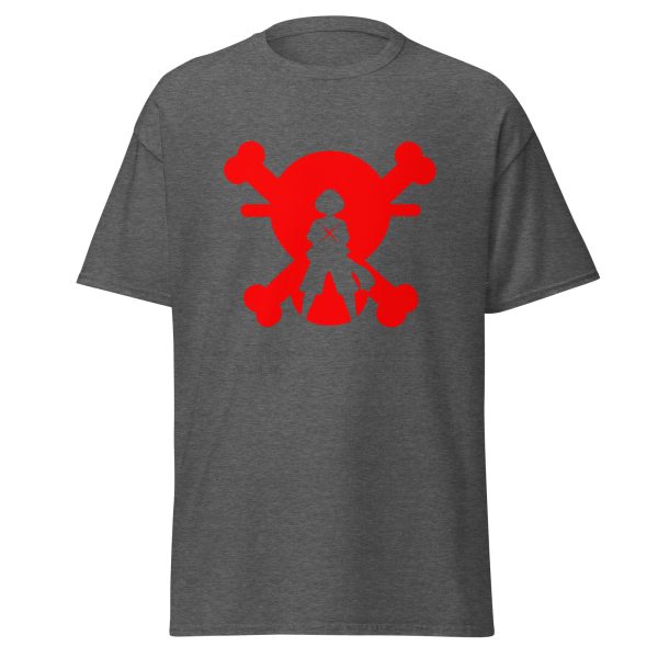 One Piece Straw Hat Red Scar T Shirt