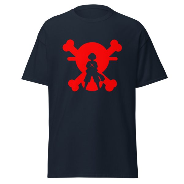 One Piece Straw Hat Red Scar T Shirt