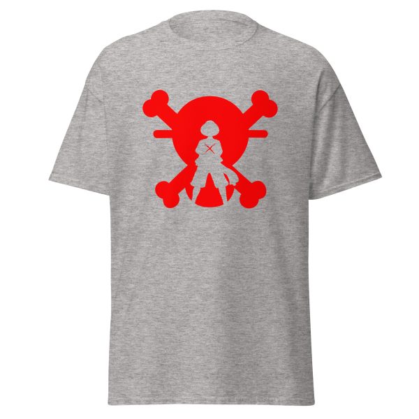 One Piece Straw Hat Red Scar T Shirt