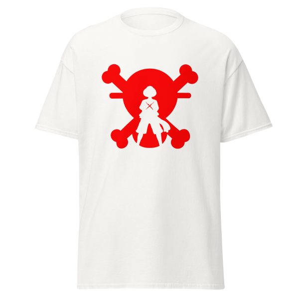 One Piece Straw Hat Red Scar T Shirt