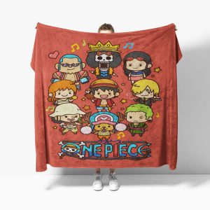 Chihi Straw Hat Pirates Member Blanket