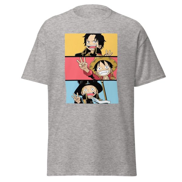 One Piece Anime Brothers Luffy Ace Sabo T-Shirt