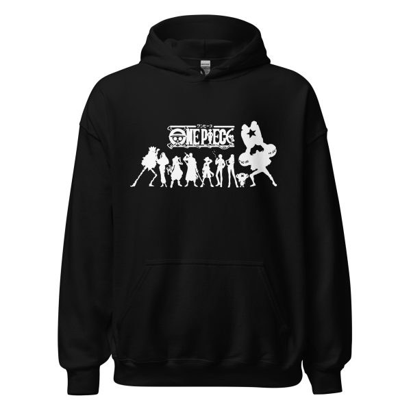 One Piece Straw Hat Pirates Silhouette Unisex Hoodie