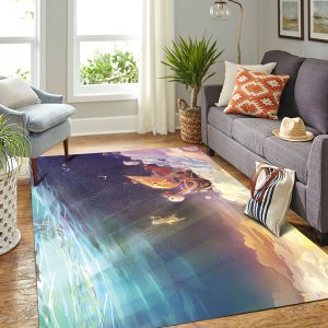 Going Merry in the Cloud One Piece Rug