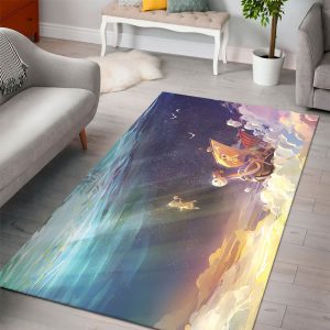 Going Merry in the Cloud One Piece Rug