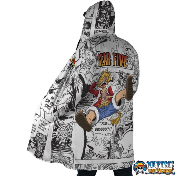 Luffy Gear 5 Jacket Fleece Hooded Cloak