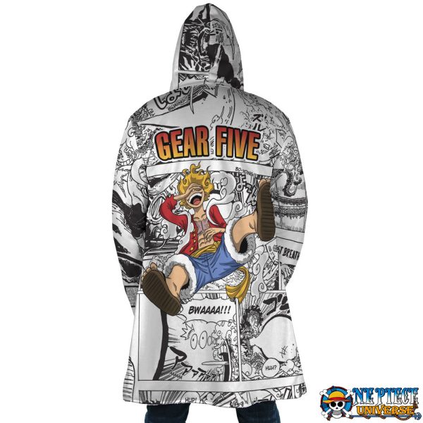 Luffy Gear 5 Jacket Fleece Hooded Cloak