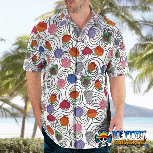 One Piece Devil Fruits Hawaiian Shirt - Demon Devil Fruits Button Up Shirt