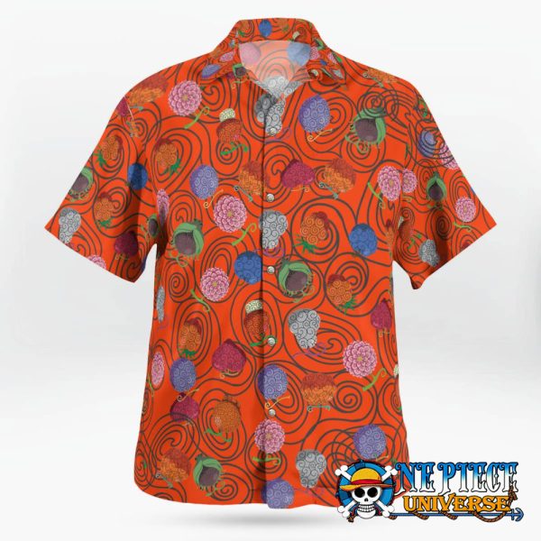 One Piece Devil Fruits Hawaiian Shirt - Demon Devil Fruits Button Up Shirt