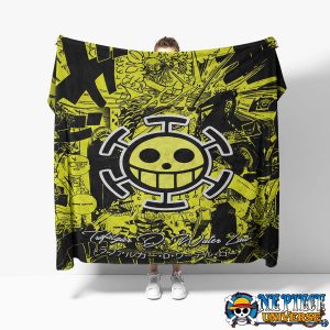 Trafalgar Law Blanket Heart Pirates Symbol