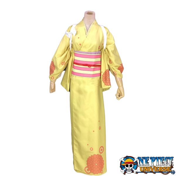 Kikunojo One Piece Costume Cosplay Outfit Wano Kimono