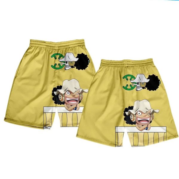 Luffy Ace 3D shorts4