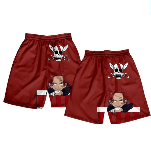 Luffy Ace 3D shorts7