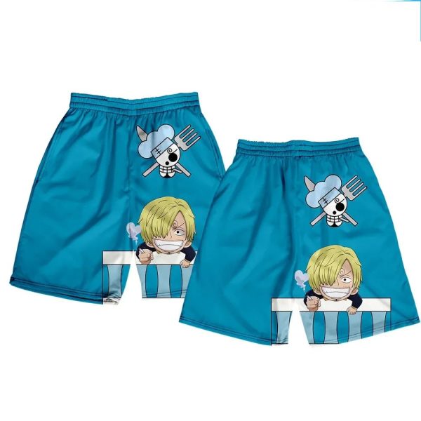 Luffy Ace 3D shorts9