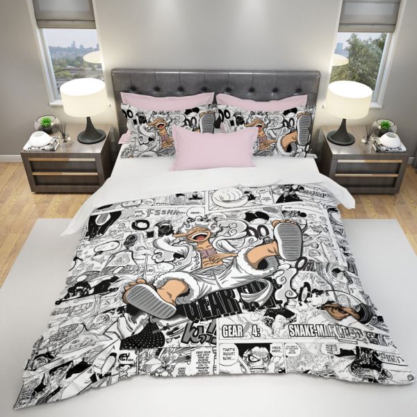 Luffy Gear 5 Manga Anime Bedding Set